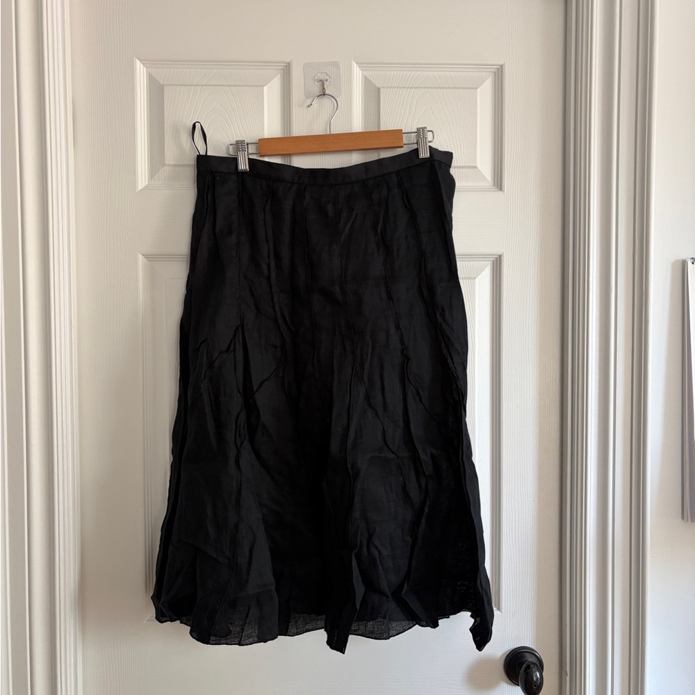 Spanner pure linen Midi Skirt